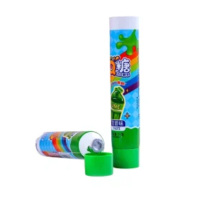Custom UV Printing Cylinder Aluminum Plastic Screw Cap Eco friendly Toothpaste Tube 12.7 35mm Private Label Packaging
