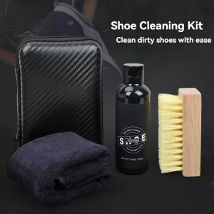 Custom White Shoes Care Kit Sneakers Sports Shoes Cleaner Foam Shoe Cleaner Kit with Brush