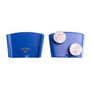 Customizable HTC Grinder Shoes EZ Change Diamond Segments for Concrete Floor Grinding