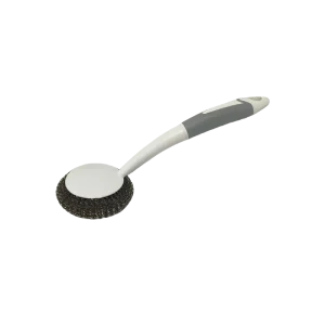 Customizable Household Dish Cleaning Steel Wire TPR Handle PET Kitchen Tool for Pot Wash Available Custom Colors PP Hanging