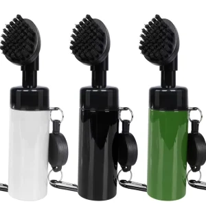 Customizable Logo Golf Club Grooves Cleaner Brush Spray Sport Style with Nylon & Plastic Components for Water Based Cleaning