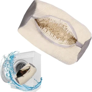 Customizable Modern Woven Reusable Polyester Shoe Washing Machine Bag 19*39cm for Washer and Dryer