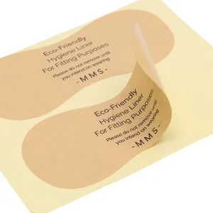 Customizable Private Label PVC Material Bikini Swimwear Hygienic Protection Adhesive Stickers Liners Custom Shape Durable