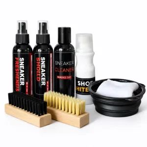 Customizable Shoe Cleaning Kit Premium Restore Cleans Protects Waterproof Deodorizing Brush Towel Shoe Care Kits