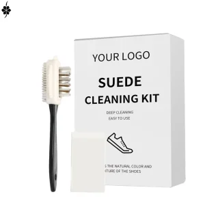 Customizable Suede Cleaning Kit Suede Eraser Block and Premium Renovation Brush for Shoes Boots Bags Clothing and Footwear Care