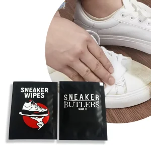 Customization Service Provided Eco Friendly Portable White Shoes Quick Cleaning Sneaker Wet Wipe