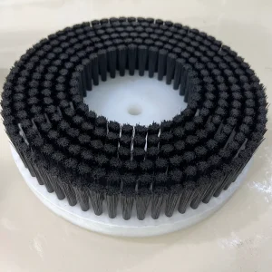 Customize Industrial Bottom Top Disc Brush Cylinder Roller for Shoe Cleaner Circular Brush