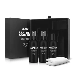Customize Leather Care Kit Leather Cleaner Conditioner Deodorizer for Leather Sofa Car Seats Jackets Shoes and Bags 100ml