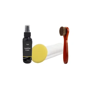Customized 4 Set Leather Conditioning Kit for Care All Furnitures with Leather Cleaner and Conditioner in the Box