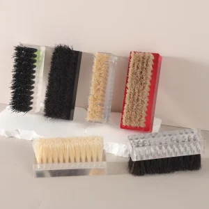 Customized Color Portable Acrylic Handle Shoe Brush Kit for Effective Care