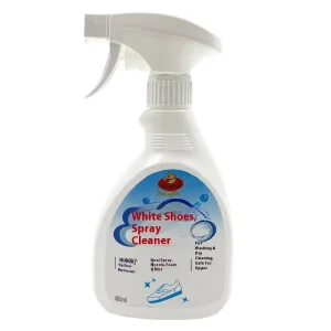 Customized Dual Purpose White Shoe Cleaner Spray Net Foam Dry Cleaning Polish 500ml for Men
