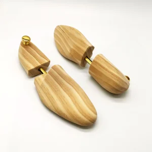 Customized High Grade 1 Tube Cedar Shoe Tree Pine Wood Shoe Keeper with Protective Function Expander Adjustable Size KINGWOOD
