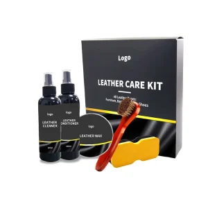 Customized Leather Conditioner Kit for Car Seats Sofa Furniture with Leather Cleaner and Conditioner Included with Accessories