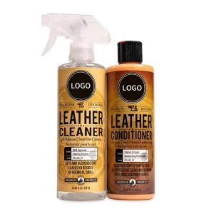 Customized Logo Automotive Car Leather Seat Cleaner and Conditioner Vegan Eco Cleaner Leather