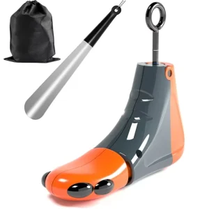 Customized Logo One Rod Adjustable Plastic Shoe Tree Extender Disposable Shoe Stretcher