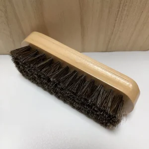 Customized Logo Wooden Handle Natural Horse Hair Brush Eco Friendly Car Cleaning and Interior Detailing Brush