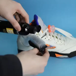 Customized Shoe Cleaning and Protection Kit Including a Cleanser Water resistant Treatment for Sneakers Odor neutralizing Spray
