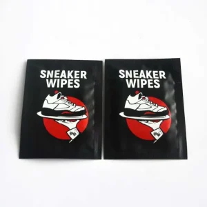 Customized Size Packaging Disposable Single Pack 15*13cm Sneaker Sports Shoe Wipes