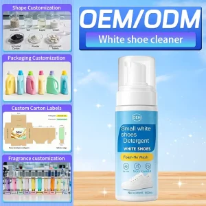Customized Small White Shoes Dry Agent Non Water Based Foam Natural Scent Carpet Shampooer Multipurpose Cleaning Products