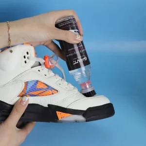 Customized Sneaker Cleaning Gel with Convenient Bottle Brush Head Safe Stain Remover for Canvas Sport Nylon Vinyl More