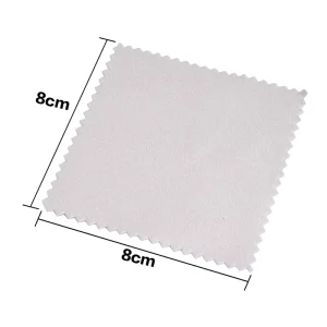 Customized Suede Jewellery Cleaning Cloth with Multi Purpose Polishing Function and Your Brand