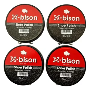 Customized Tin Box Packaging Black Solid Waterproof Shoe Polish for Leather Shoe Care and Maintenance Polishing Wax