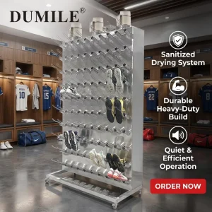 DUMILE NEW Commercial Specific Large Capacity (100 Pairs) Shoe Dryer Portable Flat air Dryer