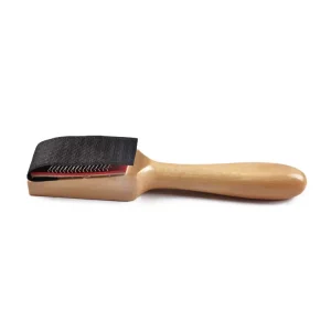 Dance Shoe Brush Wood Suede Sole Wire Ballroom Dance Shoe Cleaner Brush for Footwear Cleaning