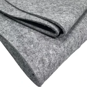 Dark Gray 100% Recycled PET Felt 3mm Thick Non-Woven Fabric Roll Breathable Carpet Underlay