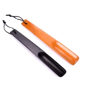 Deluxe Custom logo Long Wooden Shoe Horn