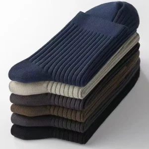 Deodorant Sweat absorbent Breathable Thick Anti bacterial Casual Men’s Autumn Winter Warm Four Seasons Socks
