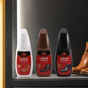 Direct Manufactory 75ml Liquid Shoe Polish White Brown Natural