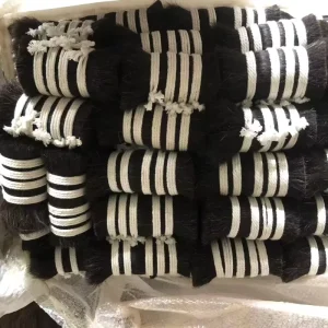 Disinfected Horse Tail Hair for High End Paint Brushes Natural Animal Hair Raw Material Bundles