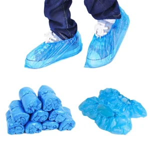 Disposable Hygienic Boot Shoe Covers 100 Pack Waterproof Slip Non-slip Protective Pe Plastic Disposable Shoe Cover