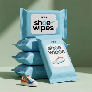 Disposable Non Woven Sneakers Cleaning Wet Wipes 15x20cm Shoe Cleansing Wipes for Travel