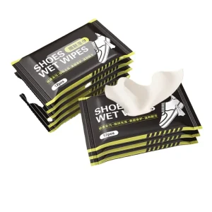 Disposable Shoe Cleaning Wipes Strong Stain Removal No Water Needed Fast Shining Portable Travel Shoe Wipes