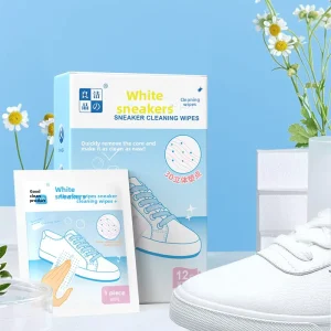 Disposable Shoe Cleaning Wipes for Leather Shoes White Sneakers Canvas Shoes and Sports Shoes