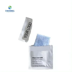 Disposable Single Pack Custom Quick Cleaning Sneaker Shoe Wet Wipes