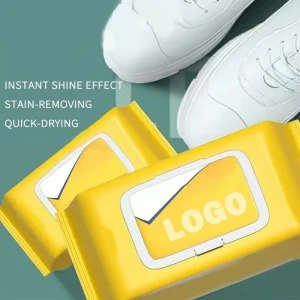 Disposable White Nonwoven Leather Shoe Cleaning Wipe Shoe Wipes Sneaker Cleaner