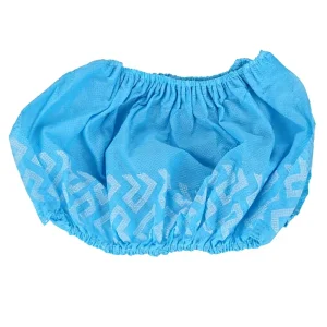 Double Elastic Full Elastic Nonwoven Shoe Covers Dual Elastic Bands Prevent Falling Off Full Elastic Construction Stays in Place