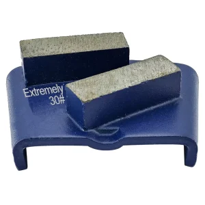 Double Segments Metal Bond Diamond Grinding Shoes for Concrete Epoxy Floor Diamond Grinding Block Abrasive Block for HTC Grinder