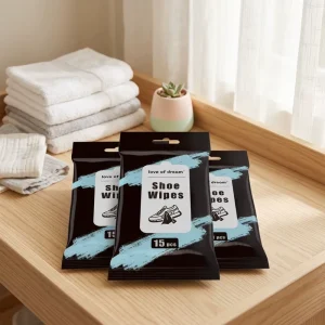 Double Sided Textured Shoe Wipes Rough Side for Dirt Smooth Side for Polishing