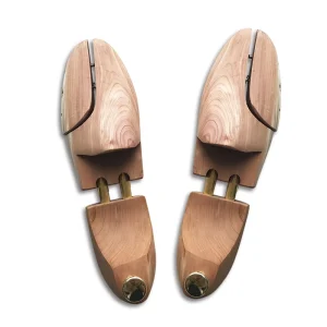 Dr.King WR-0002 Cedar Wood Shoe Tree with Two Tubes Easy Comfortable Design Sizes 35-46