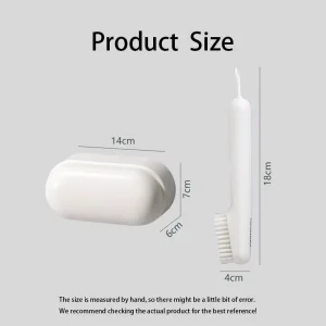 Dual Use Shoe & Clothes Brush Extra Soft Bristles Delicate Fabric Safe