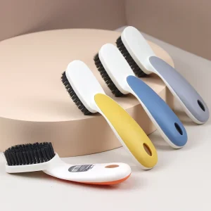 Durable Flexible Handheld Shoe Cleaning Brush with PET Bristles for Home Use