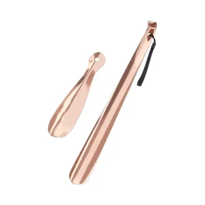 Durable Metal Shoe Horns Set for Seniors 16.5″ Long and 7.5″ Short Handle for Travel & Recovery Women’s Accessory