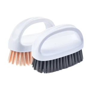 Durable Non Slip Scrub Brush Household Small Plastic Washing Clothes Shoe Cleaner Brush No Shedding Laundry Brush