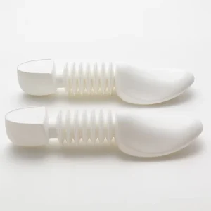 Durable Plastic White Inflatable Shoe Tree for Men Cost Effective Anti Wrinkle Shoe Shaper to Prevent Toe Point Damage