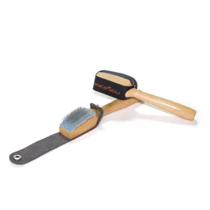 Durable Wooden Handle Wire Hair Dance Shoes Brush