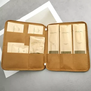 ECO Friendly Portable Travel Airline Amenity Kit Hospital Toiletries Kit Hotel Amenity Kits Toiletry Bag for Airplane